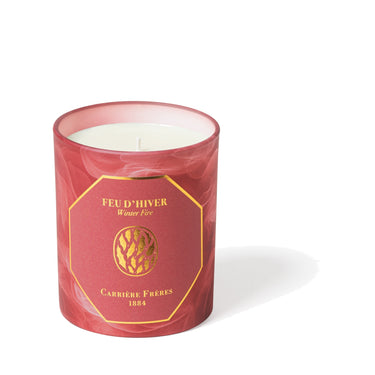 Winter Fire Candle