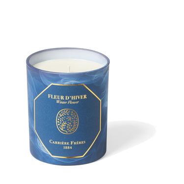 Winter Flower Candle